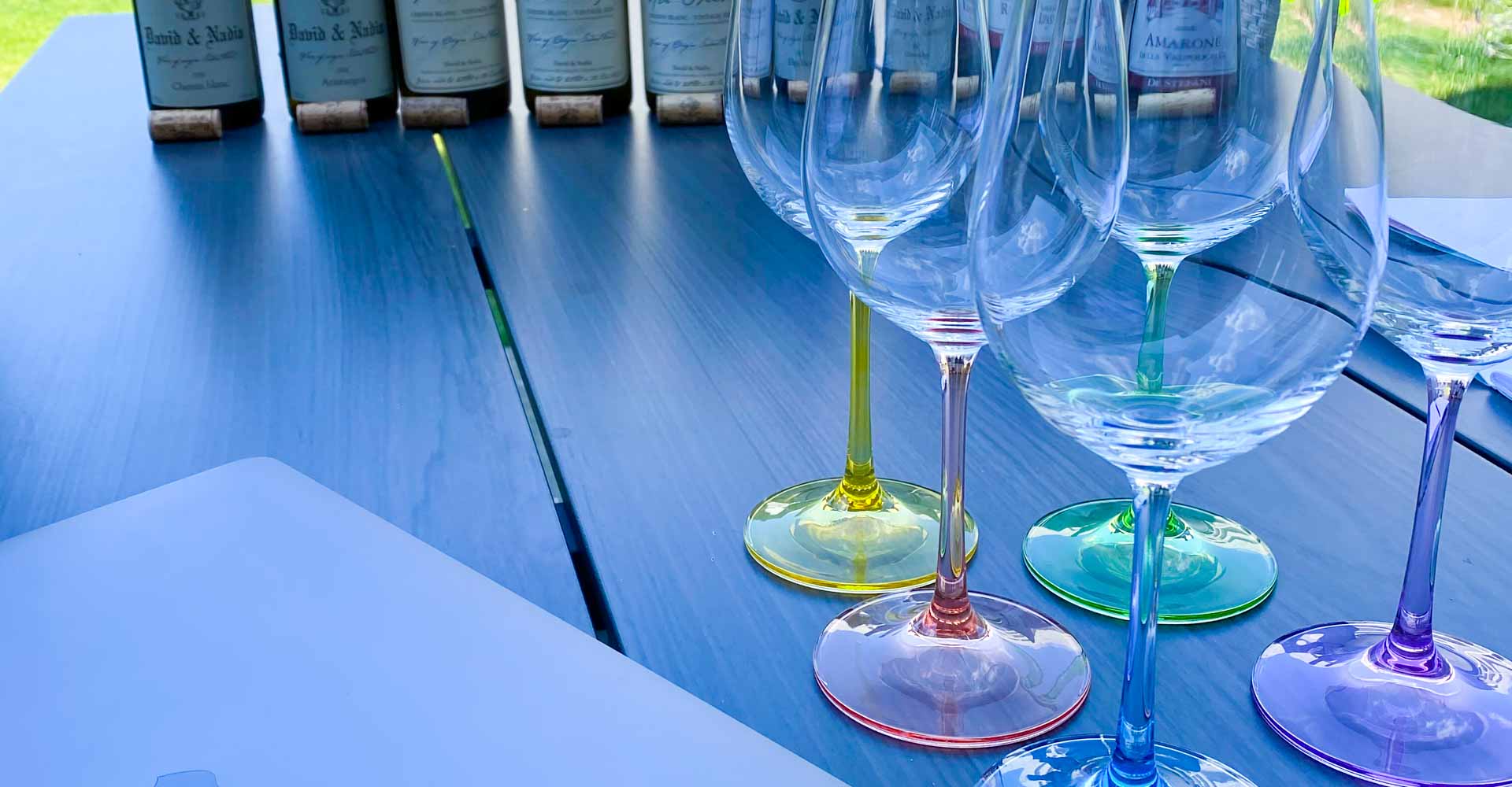 Obyčejné skleničky na víno Crystalex